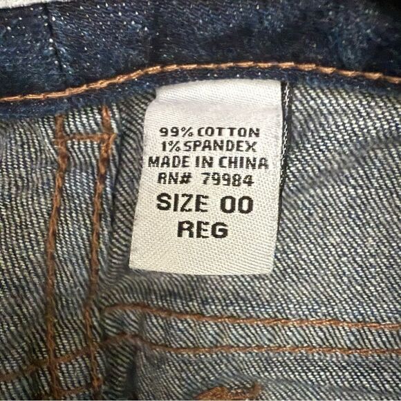 Chicos Ultimate Fit Boot Leg Jeans Classic Blue Women's Jeans 00 Regular - Picture 4 of 6